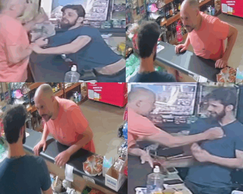 Agressão em Serv Festa: em novas imagens, clientes mulheres fizeram cordão para segurar homem e polícia já encontrou agressor e passado dele vem à tona. Saiba tudo aqui.